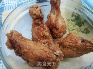 Garlic Fried Chicken Wings recipe