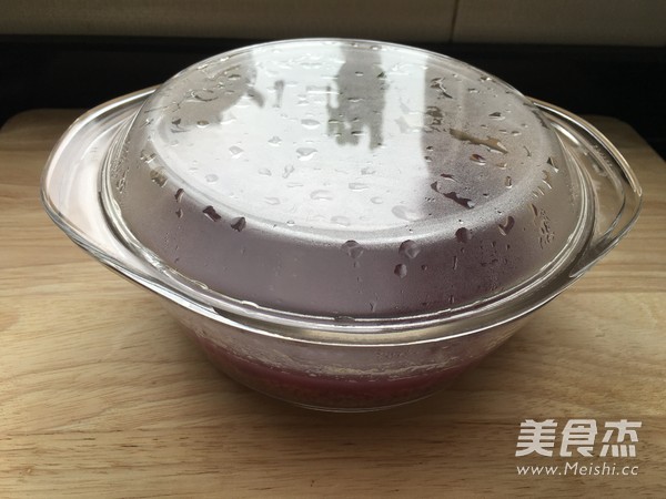 Microwave Version Purple Sweet Potato Millet Porridge recipe