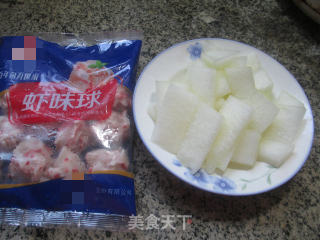 Shrimp Ball Winter Melon Soup recipe