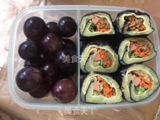 High-fiber Mashed Potato Sushi recipe