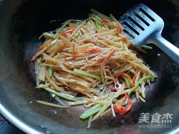 Vegetarian Stir-fried Three Silk recipe
