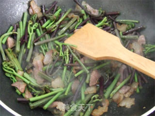 Fried Bacon with Bracken recipe