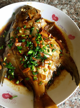 Braised Pomfret recipe