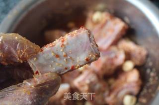 Steamed Pork Ribs with Lotus Leaf! recipe