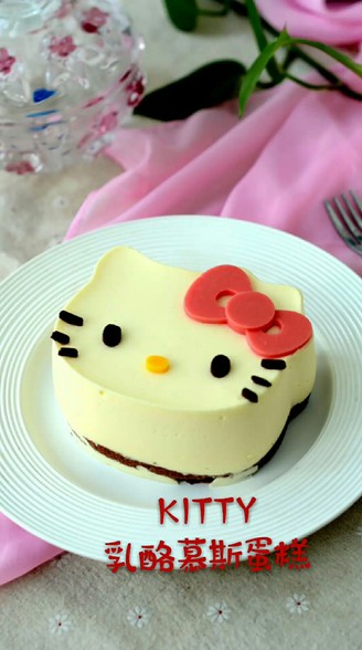 Kitty Cheese Mousse Cake recipe