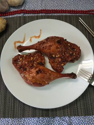 Roasted Duck Legs with Garlic
