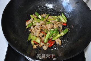 Asparagus and Lotus Root recipe