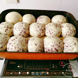 Purple Sweet Potato Mantou recipe