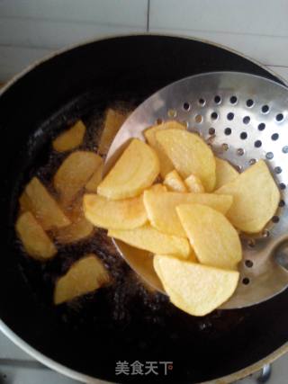 #trust之美#potato Chips Roasted King Pleurotus recipe