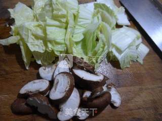 Corn Gnocchi with Mushrooms and Cabbage recipe