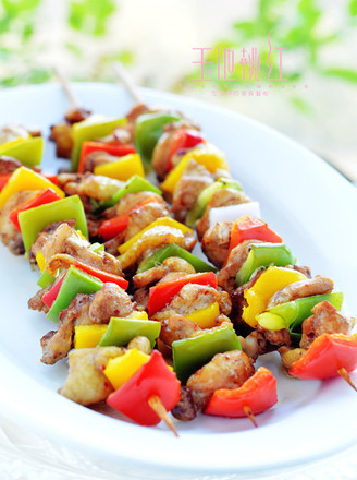 Chicken and Vegetable Skewers recipe