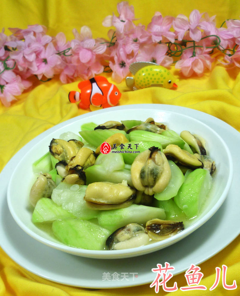 Stir-fried Mussels with Night Blossoms recipe