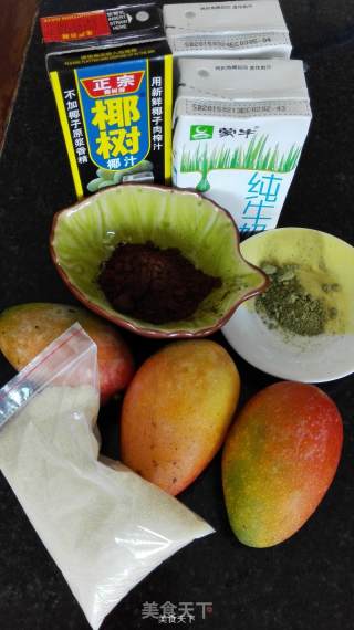 Refreshing Colored Pudding recipe