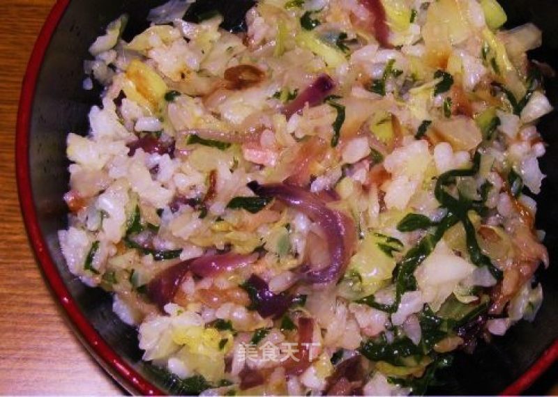 American Shallot Oil Mixed with Bacon Rice