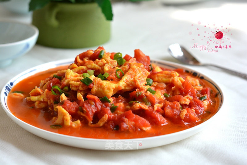 Scrambled Eggs with Tomatoes recipe