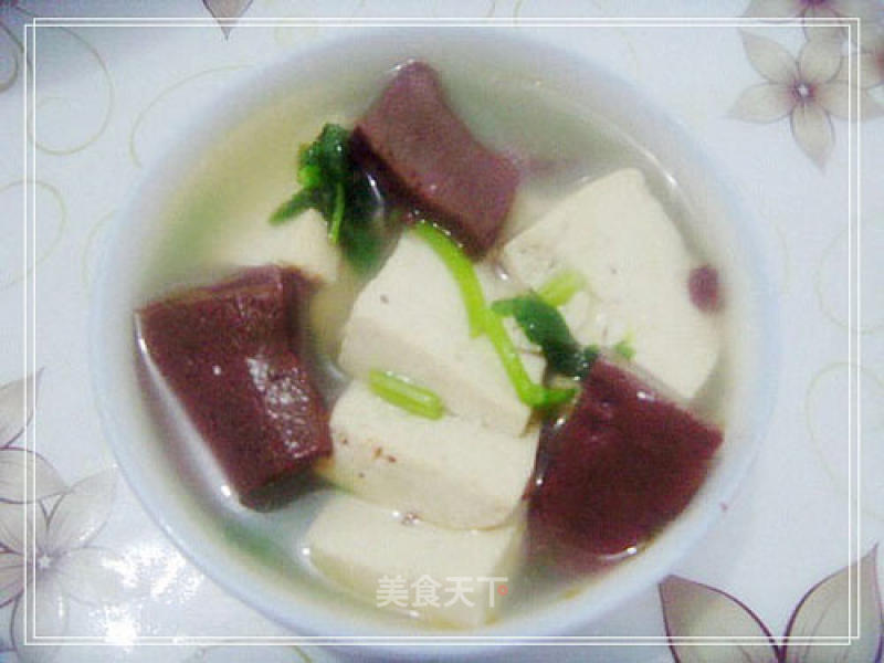 Sheep Blood Tofu Soup