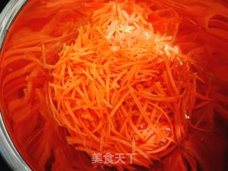 Kuaishou Steamed Vegetables-steamed Carrot Shreds recipe