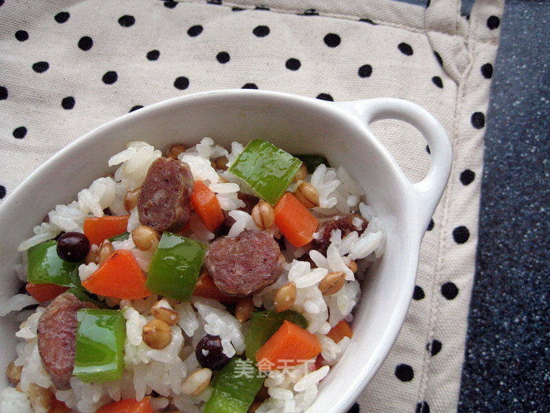 Barley Sausage Rice—with Meat, Vegetables, and Whole Grains, 30 Minutes to Make Breakfast