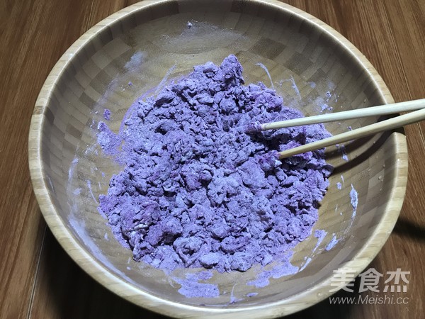 Purple Sweet Potato Mantou recipe