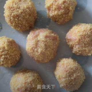 Steamed Millet Balls recipe