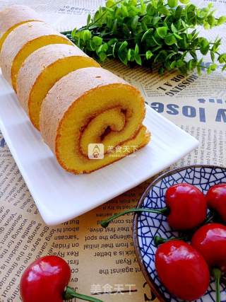 Strawberry Jam Roll Cake recipe