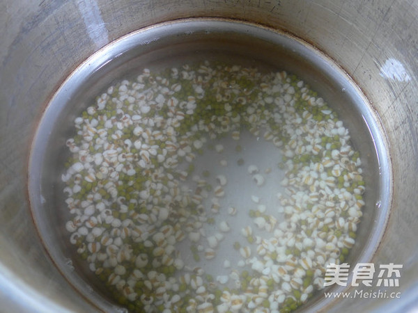 Barley and Mung Bean Soup recipe