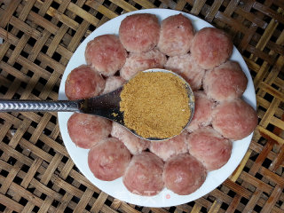 #高考countdown Nutrition Breakfast# Candidates' Super Popular Crispy Chicken Breast Meatballs with Snow Cream recipe