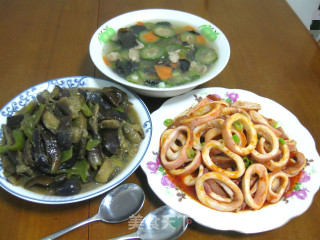 Fried Squid Rings with Spicy Sauce recipe