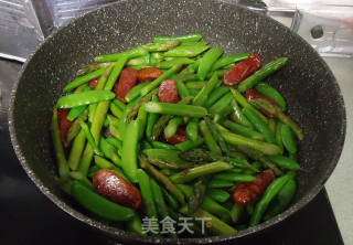 Stir-fried Vegetables with Sausage recipe