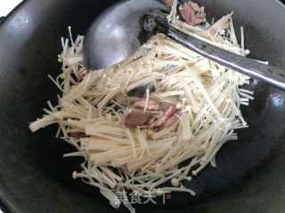 Leek Bud Enoki Mushroom recipe