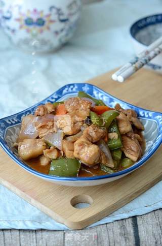 Braised Chicken Nuggets with Shacha Sauce recipe