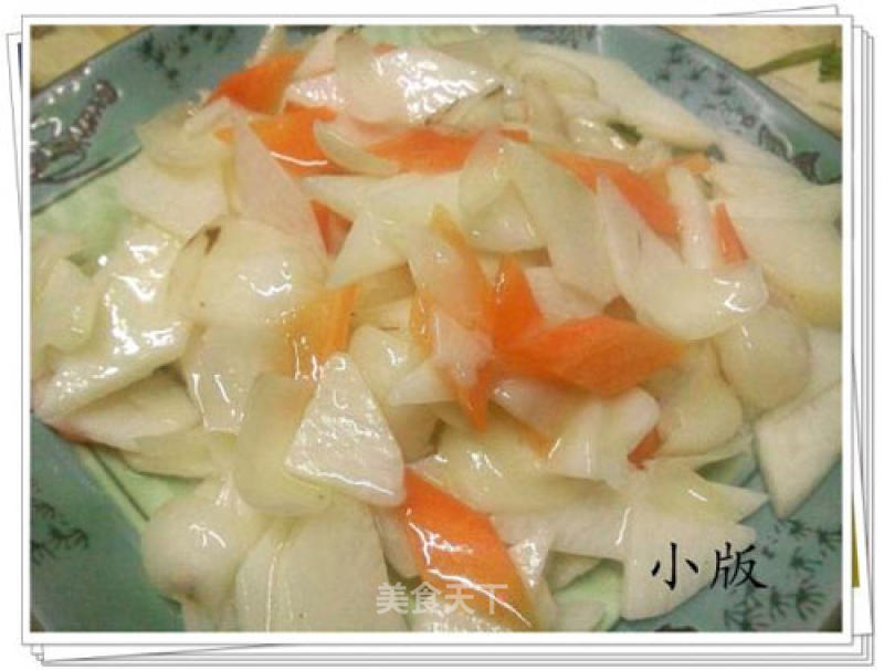 Fried Lily with Yam recipe
