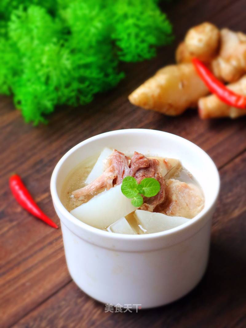 Stewed White Radish with Hoof recipe