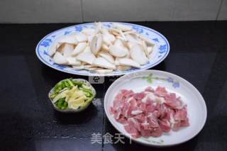 Pleurotus Eryngii Sliced with Sauce recipe
