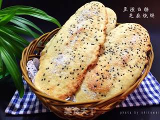 #aca烤明星大赛# Bean Dregs, White Sugar and Sesame Biscuits recipe