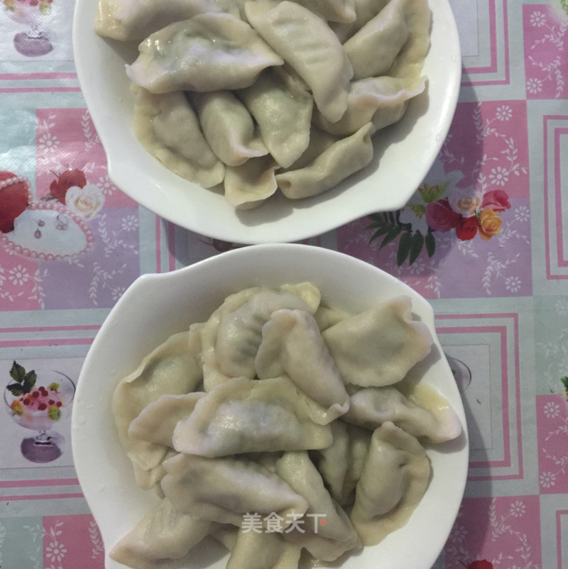 Leek Pork Dumplings recipe