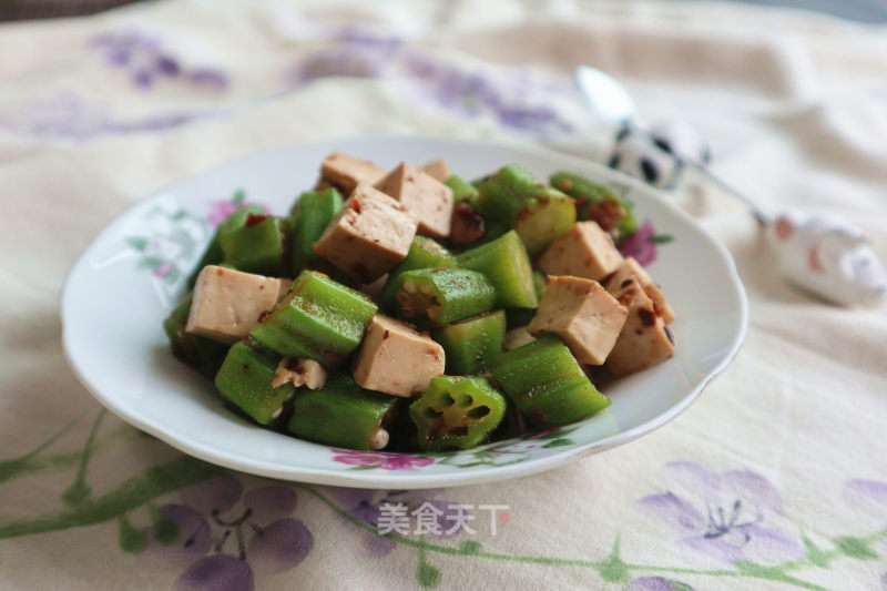 Tofu with Okra recipe