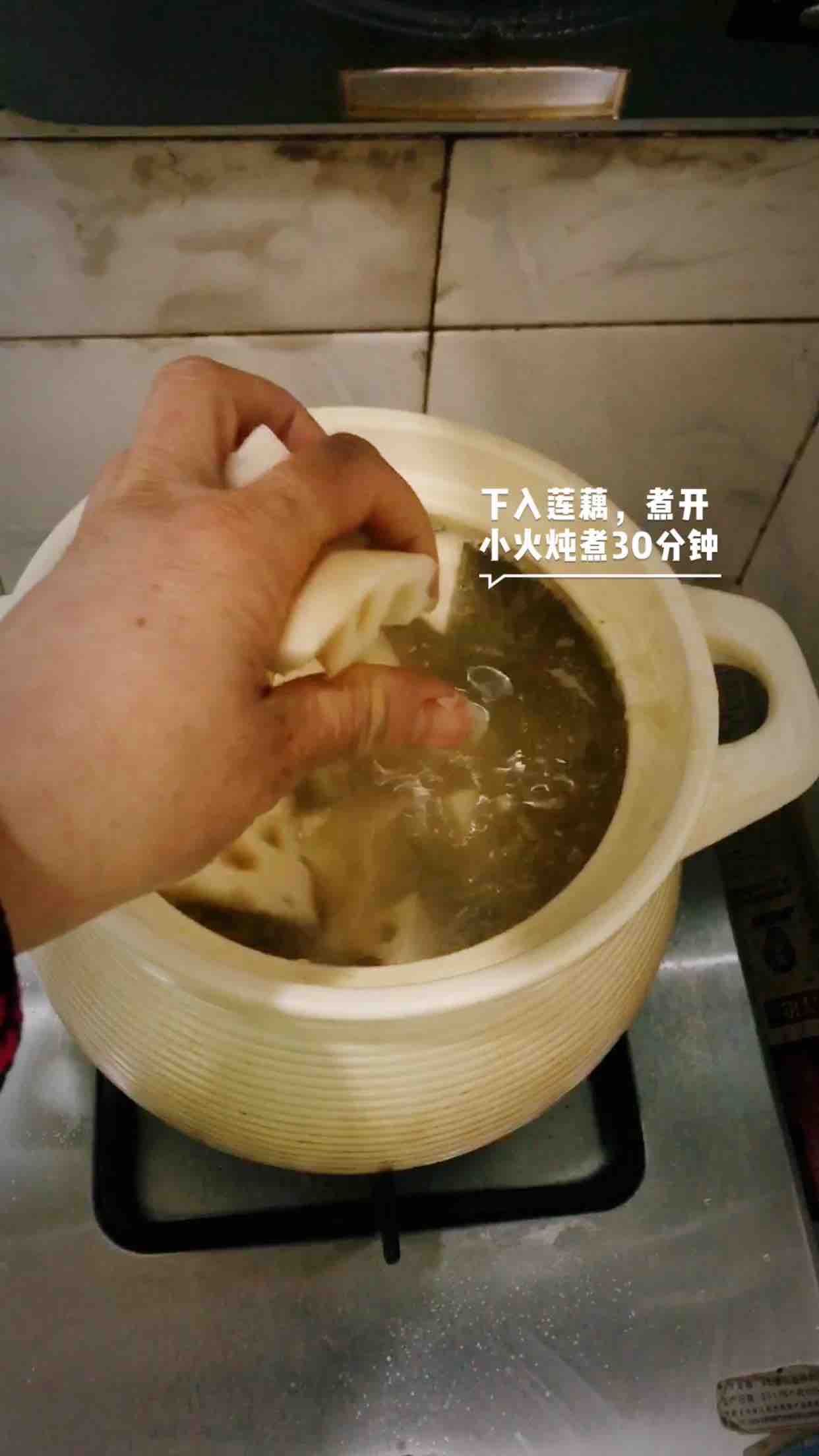 Lotus Root Pork Ribs Soup recipe