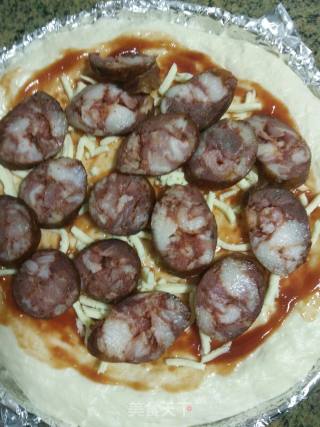 Sausage Mixed Vegetable Pizza recipe