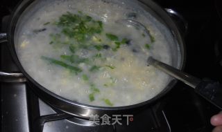 Congee with Preserved Egg and Lean Meat recipe