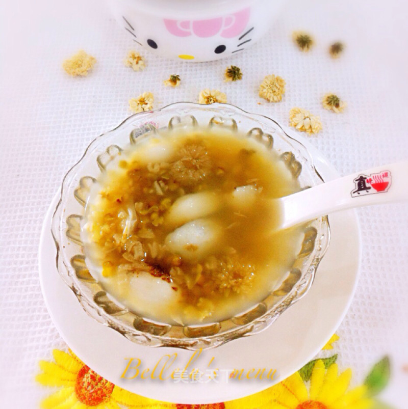 Chrysanthemum Mung Bean Lily Porridge recipe