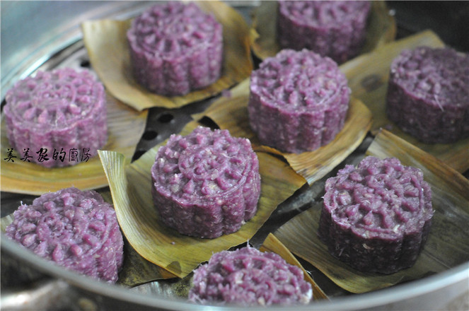 Eat It for Weight Loss-oatmeal Purple Potato Cake recipe