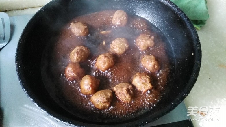 Braised Meatballs recipe