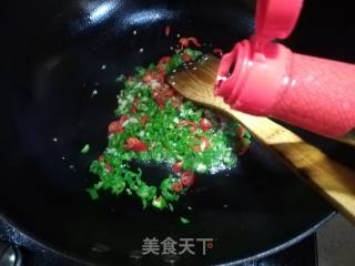 Preserved Egg with Double Pepper recipe