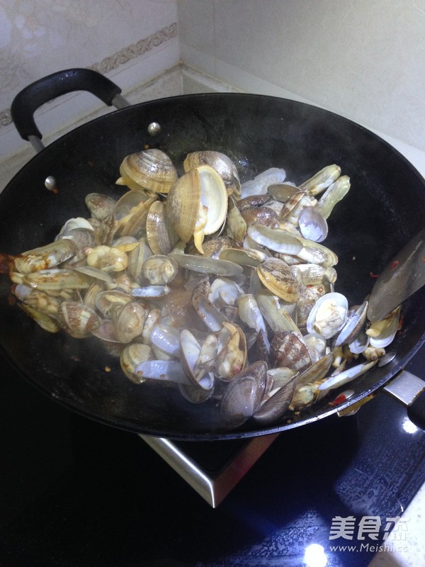 Spicy Fried Small Seafood recipe