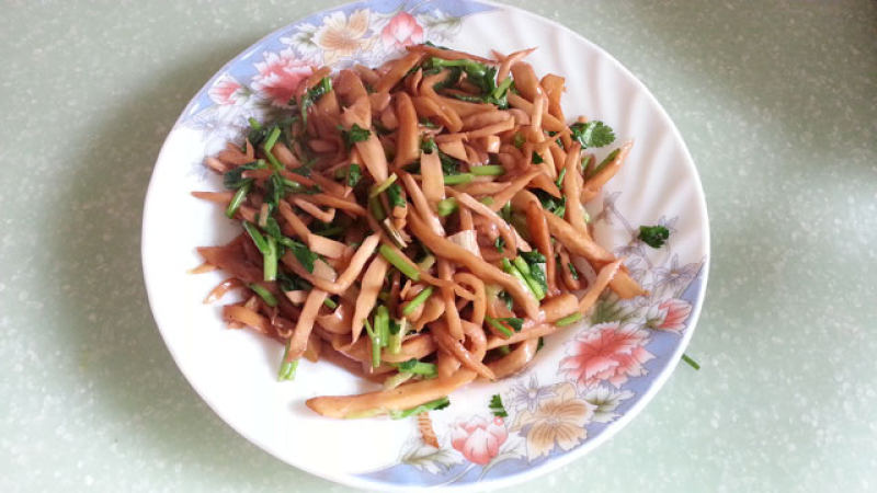 Stir-fried Pleurotus Eryngii with Coriander recipe