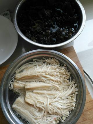 Chopped Pepper Enoki Mushroom recipe