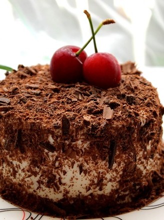 Cherry Chocolate Cream Cake recipe