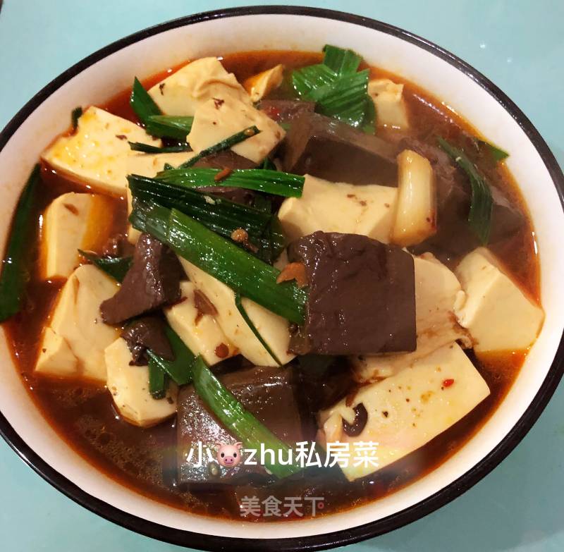 Duck Blood Tofu Pot recipe