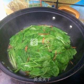 Nuts Spinach recipe